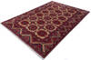 Khan Mohammadi Red Hand Knotted 69 X 95 Area Rug 700-143475 Thumb 2