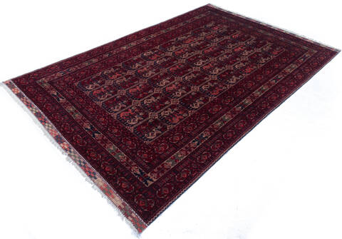 Khan Mohammadi Multicolor Hand Knotted 64 X 98 Area Rug 700-143476 Image 2