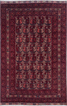 Khan Mohammadi Multicolor Hand Knotted 6'4" X 9'8"  Area Rug 700-143476