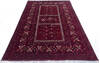 Khan Mohammadi Red Hand Knotted 64 X 96  Area Rug 700-143477 Thumb 1