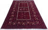 Khan Mohammadi Red Hand Knotted 64 X 96 Area Rug 700-143477 Thumb 1