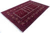 Khan Mohammadi Red Hand Knotted 64 X 96  Area Rug 700-143477 Thumb 2