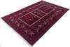 Khan Mohammadi Red Hand Knotted 64 X 96 Area Rug 700-143477 Thumb 2