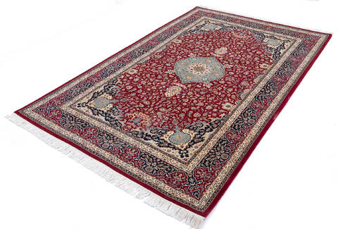 Pak-Persian Red Hand Knotted 48 X 73 Area Rug 700-143480 Image 2