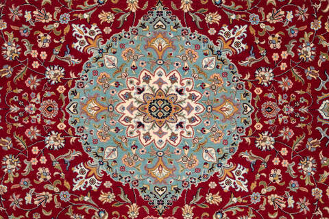 Pak-Persian Red Hand Knotted 48 X 73 Area Rug 700-143480 Image 4