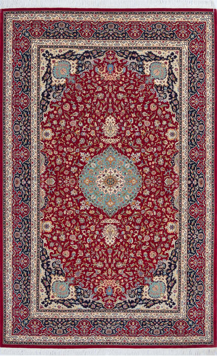 Pak-Persian Red Hand Knotted 48 X 73 Area Rug 700-143480 Image 0