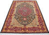 Pak-Persian Black Hand Knotted 47 X 71  Area Rug 700-143481 Thumb 1