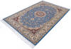 Pak-Persian Blue Hand Knotted 47 X 610  Area Rug 700-143482 Thumb 2