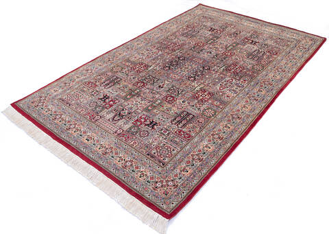 Pak-Persian Red Hand Knotted 47 X 75 Area Rug 700-143483 Image 2