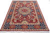 Chobi Red Hand Knotted 411 X 67  Area Rug 700-143486 Thumb 1