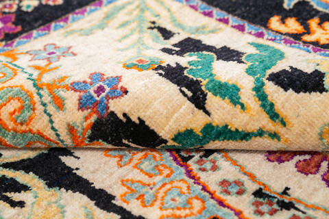 Chobi Beige Hand Knotted 411 X 69 Area Rug 700-143488 Image 5
