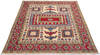 Kazak Beige Hand Knotted 410 X 68  Area Rug 700-143490 Thumb 1