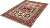 Kazak Beige Hand Knotted 410 X 68  Area Rug 700-143490 Thumb 2