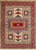 Kazak Beige Hand Knotted 410 X 68  Area Rug 700-143490 Thumb 0