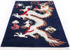 Pak-Persian Blue Hand Knotted 41 X 60  Area Rug 700-143494 Thumb 1