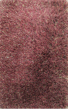 Indian Shaggy Red Rectangle 2x4 ft Wool and Silk Carpet 143498