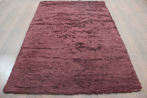 Shaggy Red Shaggy 52 X 75 Area Rug 902-143503 Image 3