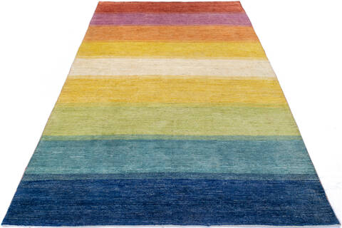 Gabbeh Multicolor Hand Knotted 69 X 104 Area Rug 700-143510 Image 1