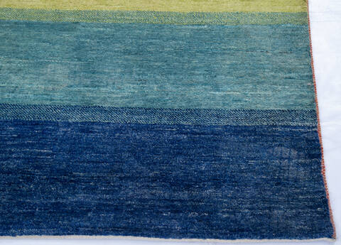 Gabbeh Multicolor Hand Knotted 69 X 104 Area Rug 700-143510 Image 3
