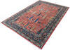 Chobi Red Hand Knotted 68 X 98  Area Rug 700-143511 Thumb 2