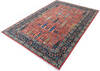 Chobi Red Hand Knotted 68 X 98 Area Rug 700-143511 Thumb 2