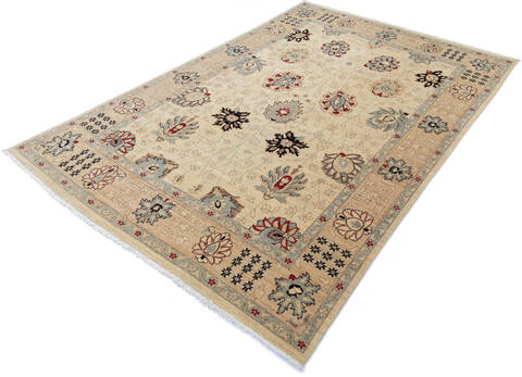 Chobi Beige Hand Knotted 66 X 910 Area Rug 700-143512 Image 2