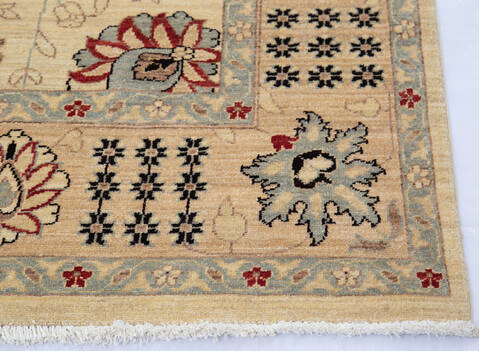Chobi Beige Hand Knotted 66 X 910 Area Rug 700-143512 Image 5