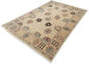 Chobi Beige Hand Knotted 66 X 910  Area Rug 700-143512 Thumb 2