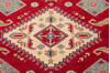 Kazak Red Hand Knotted 67 X 99 Area Rug 700-143514 Thumb 2
