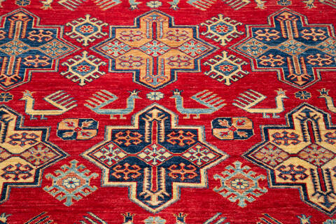 Kazak Red Hand Knotted 611 X 92 Area Rug 700-143515 Image 3