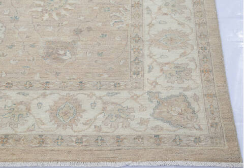 Chobi Beige Hand Knotted 65 X 94 Area Rug 700-143520 Image 2