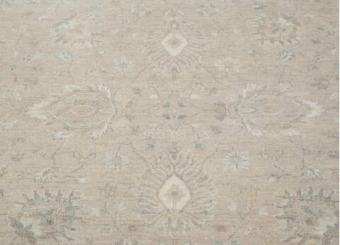 Chobi Beige Hand Knotted 65 X 94 Area Rug 700-143520 Image 4