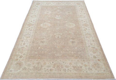 Chobi Beige Hand Knotted 64 X 97 Area Rug 700-143521 Image 1