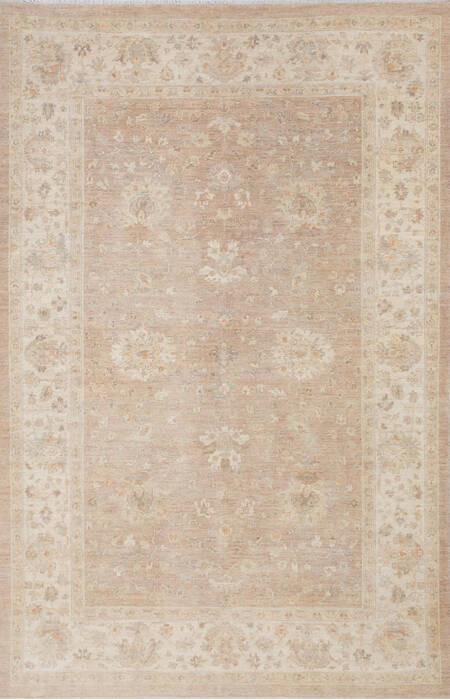 Chobi Beige Hand Knotted 64 X 97 Area Rug 700-143521 Image 0