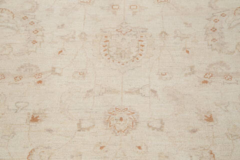 Chobi Beige Hand Knotted 69 X 101 Area Rug 700-143522 Image 2