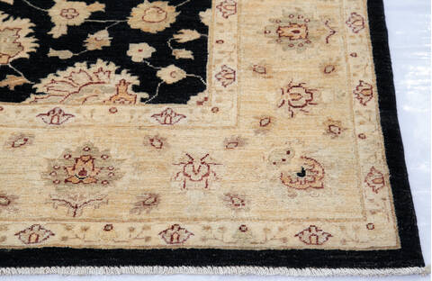 Chobi Black Hand Knotted 66 X 95 Area Rug 700-143525 Image 2