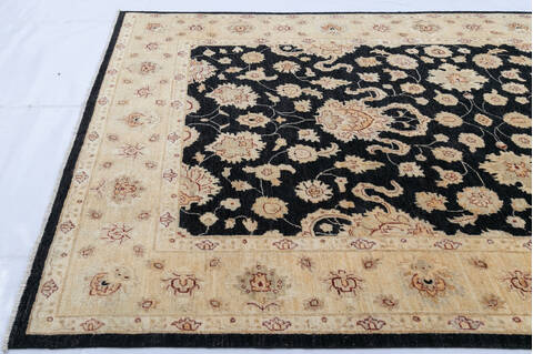 Chobi Black Hand Knotted 66 X 95 Area Rug 700-143525 Image 4