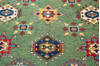 Kazak Green Hand Knotted 56 X 79  Area Rug 700-143532 Thumb 4