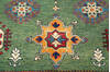Kazak Green Hand Knotted 56 X 79 Area Rug 700-143532 Thumb 5