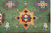 Kazak Green Hand Knotted 56 X 79  Area Rug 700-143532 Thumb 5