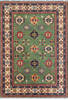 Kazak Green Hand Knotted 56 X 79  Area Rug 700-143532 Thumb 0