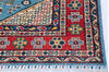 Kazak Blue Hand Knotted 55 X 710  Area Rug 700-143533 Thumb 3