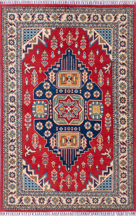 Kazak Red Hand Knotted 310 X 510 Area Rug 700-143536 Image 0