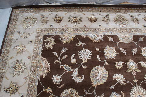 Jaipur Brown Hand Knotted 100 X 143 Area Rug 905-143542 Image 5