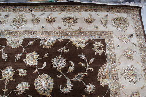 Jaipur Brown Hand Knotted 100 X 143 Area Rug 905-143542 Image 6