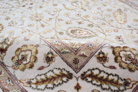 Jaipur Beige Hand Knotted 60 X 91 Area Rug 905-143545 Image 9