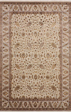 Jaipur Beige Hand Knotted 6'0" X 9'1"  Area Rug 905-143545