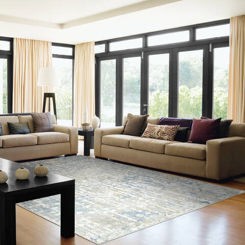 Dynamic AMARA Blue 20 X 311 Area Rug AQ247465500 801-143609 Image 3