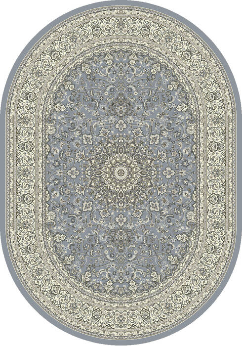 Dynamic ANCIENT GARDEN Blue Oval 67 X 96 Area Rug ANOV71057119464 801-143665 Image 0