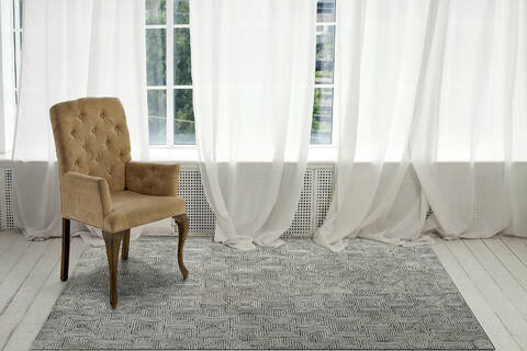 Dynamic ARIANA Grey 80 X 110 Area Rug AC9128180990 801-143686 Image 3